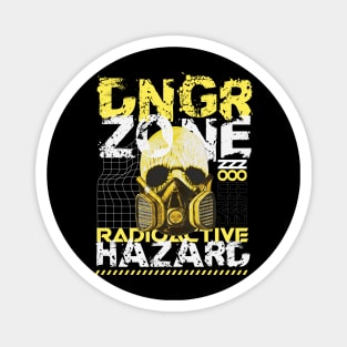 Danger Zone Radioactive Hazard Magnet